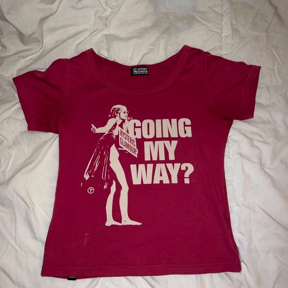 Hysteric Glamour Womens Baby Tee